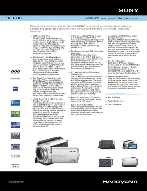 Sony handycam dcr sr47 operating manual. - Denon dn s5000 service manual repair guide.
