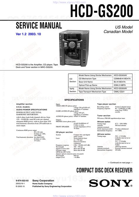Sony hcd gs200 cd deck receiver service manual. - Komatsu 4d92e 4d94le 4d98e diesel engine service manual.