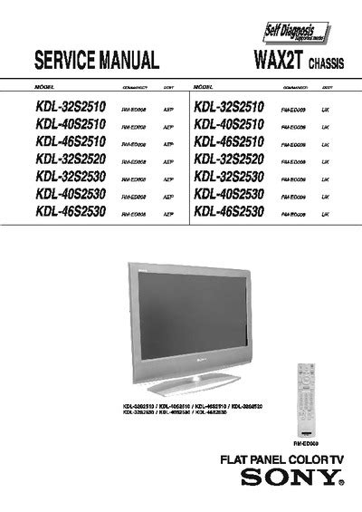 Sony kdl 32s2530 service manual repair guide. - Valores temporais e modais do futuro imperfeito e do futuro perifrástico em português.