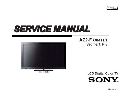 Sony kdl 40cx525 service manual and repair guide. - Craftsman garage door opener service manual.