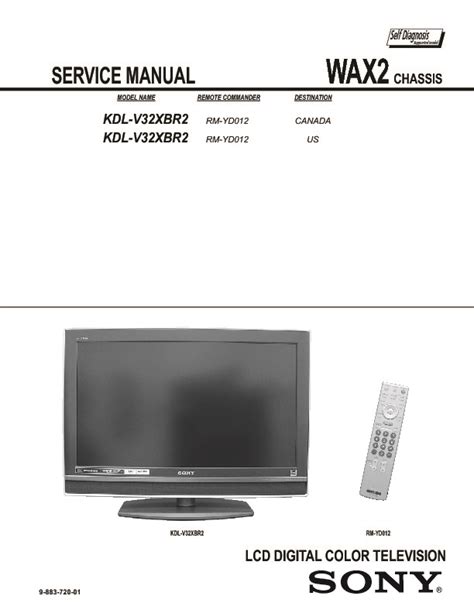 Sony kdl v32xbr2 service manual repair guide. - Ford cmax duratec he 1 8 maintenance manual.