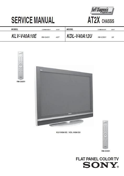 Sony kdl v40a10e kdl v40a12u tv service manual. - The a z pruning handbook for new zealand.