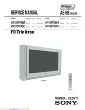 Sony kv 32fx68b kv 32fx68e manuale di riparazione tv a colori trinitron. - Indiana probation officer exam study guide.