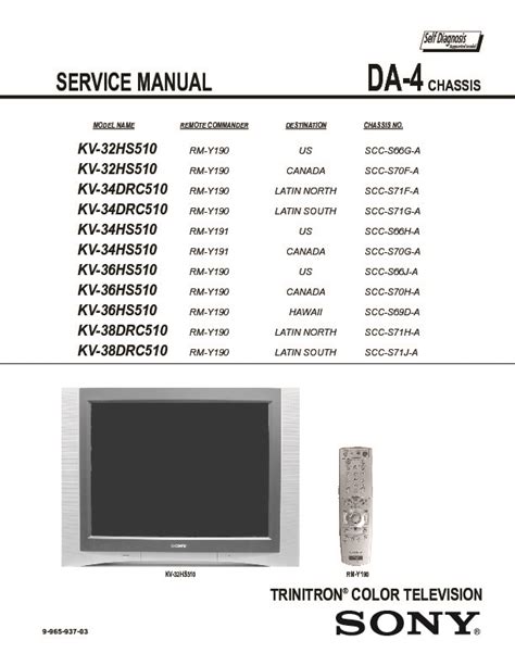 Sony kv 32hs510 color television repair manual. - Grade 10 math textbook mcgraw hill.