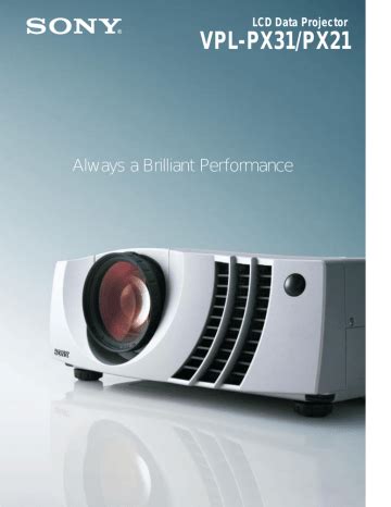 Sony lcd data projector vpl px21 31 service manual download. - Piegan, chronique de la mort lente.