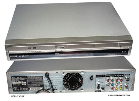 Sony rdr vx500 dvd playerrecorder with vcr manual. - Triumph 500 speed twin engine manual.
