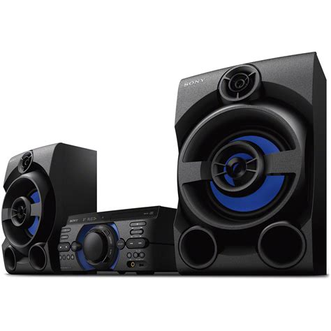 Sony sound system. Discover Sony's wide range of high power audio system, from superior speakers to powerful lighting. Make every party memorable. Learn more now! My Sony Sign in. My Products; ... V13 High Power Audio System with BLUETOOTH® Technology. MHC-V13. 4.5 (30) Starting at (incl. VAT) 