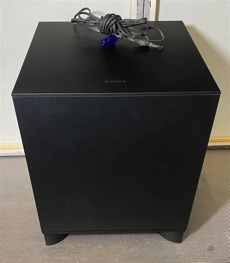 Sony ss-wsb101 subwoofer. Things To Know About Sony ss-wsb101 subwoofer. 