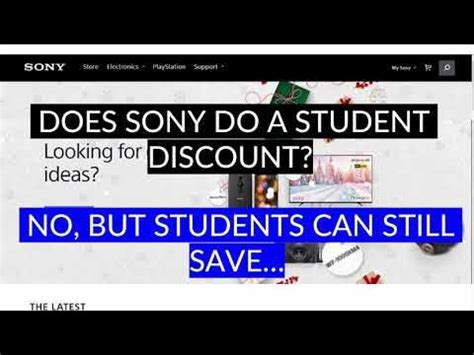 Sony student discount. Hi! I just wanna ask someone about what products are eligible for purchase with a student discount? Also, how can I activate this discount at the Sony store? 