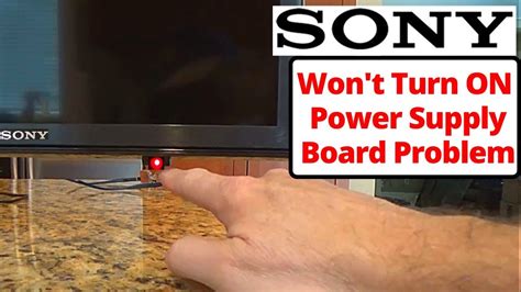 Sony tv won't power on. Things To Know About Sony tv won't power on. 