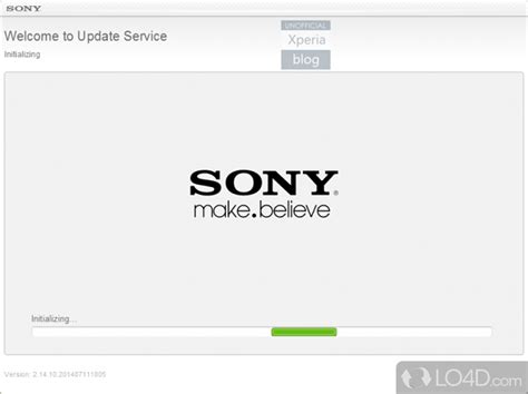 Sony update service download