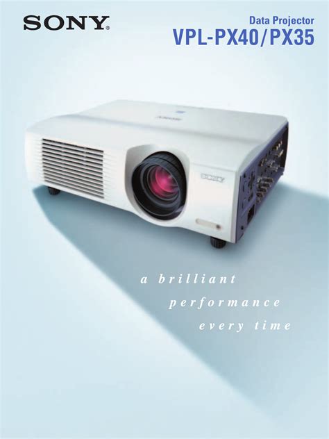 Sony vpl px35 vpl px40 data projector service manual. - Rivista di studi bizantini e slavi..