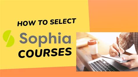 Sophia courses. 