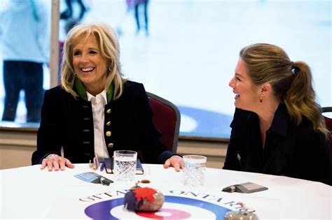 Sophie Grégoire Trudeau introduces FLOTUS to curling during first lady’s visit