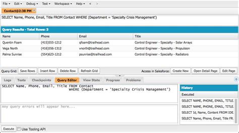 Soql contains multiple values.  Execute SOSL queries by using the Query Editor in the Devel...
