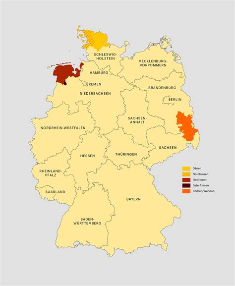 Sorben/wenden in deutschland und nationale minderheiten in europa. - Summe ruyrael sprekende van allen rechten.