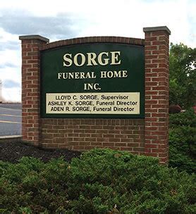 Sorge funeral home & crematory. About Us. Directions. Pre-Plan. Veterans. Resources. Sorge Funeral Home & Crematory Inc. 422 North Juniata Street. Hollidaysburg, PA 16648. Tel: 1-814-695 … 