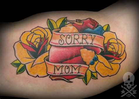 Sorry mom tattoo. Founded in 2013, Sorry Mom is an international lifestyle brand dedicated to the art of tattoos and their aftercare. Our sharp focus on quality, and our partnerships with both tattoo professionals and collectors makes us a global player in the tattoo community. 