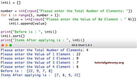 Sort function in python. The meaning of SORT is a group set up on the basis of any characteristi...