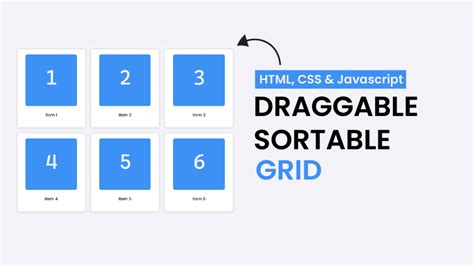 Sortable grid. 1.  Infinite responsive, sortable, filterable and dragg...