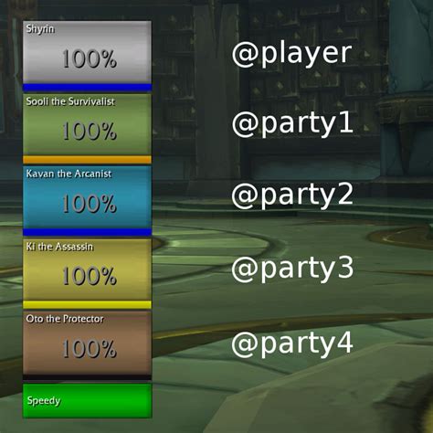 Sortgroup addon. Fluxii-area-52 November 10, 2020, 5:56pm #5. ok if u just use default raid frames and make it sort by group the player in the first position is always party 1. which means the other guy is party 2. Midian-the-underbog November 10, 2020, 7:28pm #6. Can confirm that if you run KUI nameplates the arena 123 is default enabled on the nameplates. 