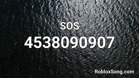 This is the Roblox Music ID for SOS by Avicii. We know you are going to enjoy it. 3060382290Copy. How to use the SOS Song ID in Roblox. To copy the Song …. 