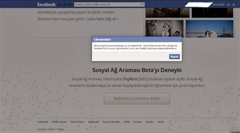 Sosyal Ağ Facebook.