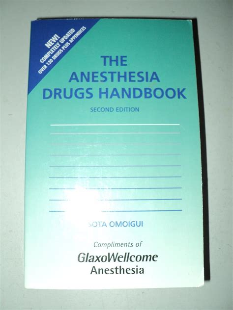 Sota omoiguis anesthesia drugs handbook third edition. - Forensic science handbook vol ii 2nd edition.