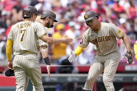 Soto, Machado and Tatis combine for 10 RBIs, Padres beat Reds 12-5 and stop 6-game skid