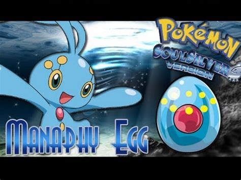 Soul egg code.  (Manaphy Egg gets picked up at the pokemart.  After you b...