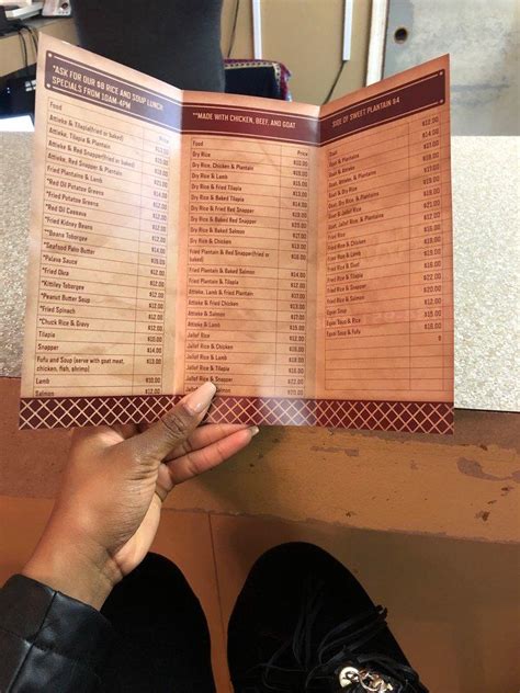 Soul of africa restaurant menu. 3 . House of Jollof. “Best African food in the Area! I drive all the way from downtown for it!” more. 4 . African Palace Bar And Grill. 5 . Chez Ali. 6 . 