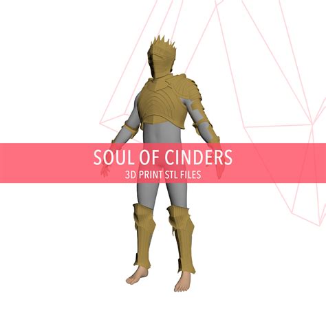 Soul of cinder cinders.  Print with support settings activated.  Soul Ci...