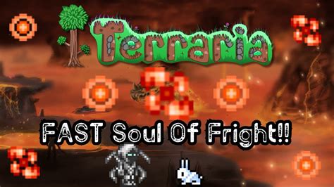 Soul of fright terraria. Soul of Fright is one of the seven souls, others being Soul of Might, Soul of Sight, Soul of Light, Soul of Night, Soul of Flight, and Soul of Blight. It is dropped by Skeletron Prime in 20-40 pieces every time he's defeated. A total of 87 Soul of Frights are needed in order to craft every single item that requires these. Like all other souls, the Soul of Fright ignores gravity. 