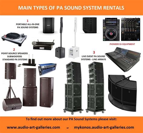 Sound Hire, Speakers and PA Systems - Cam-A-Lot