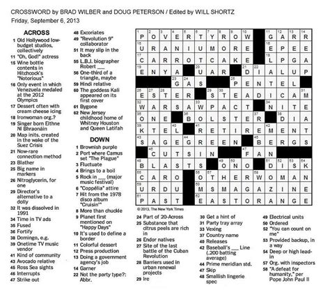 Make sound NYT Crossword. August 6, 2022 by David Heart. We solved the clue 'Make sound' which last appeared on August 6, 2022 in a N.Y.T crossword puzzle and had six letters. The one solution we have is shown below. Similar clues are also included in case you ended up here searching only a part of the clue text.