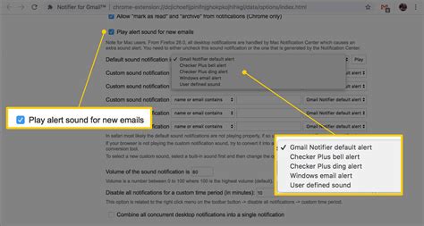 Sound notifications not playing for all incoming emails - Gmail …