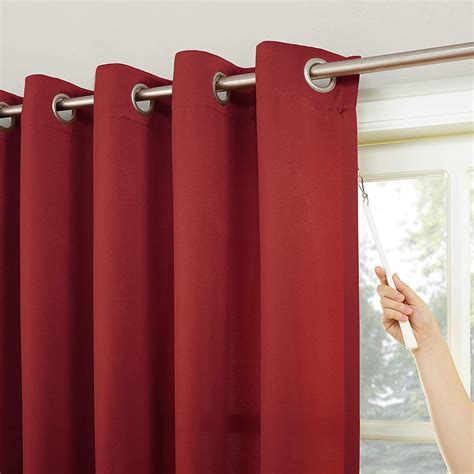 Sound-dampening curtains. 1. NICETOWN Noise Dampening Curtains – Best Overall. Check Latest Price. The number 1 pick is from a well-known curtain manufacturer – NICETOWN. This soundproof curtain offers 9 size options and 16 elegant colorways such as Biscotti Beige, Royal Purple, Sea Teal, etc. 