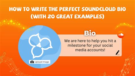 Soundcloud bio examples
