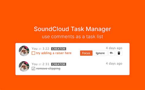 Soundcloud track manager