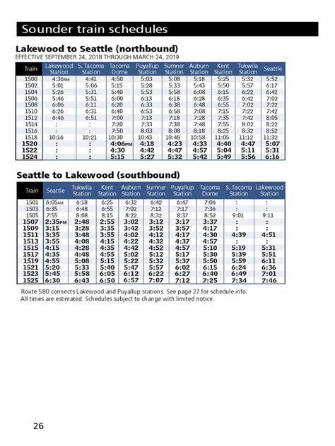 Sounder train schedule 2021.  The N Line (formerly the North Line) serves three...