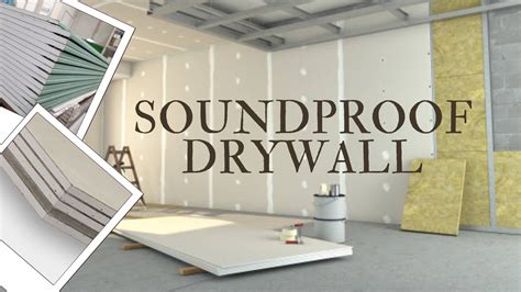 Soundproof drywall. 16 Feb 2010 ... Finally! The board that contractors have been asking for since soundproof drywall was invented! No special tools required. No increase in ... 