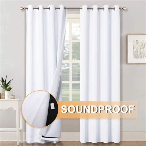 Soundproofing curtains. Dec 30, 2022 · Aesthetic Appeal – Soundproof curtains come in a variety of colors, styles, and patterns, so you can easily find a set that matches your home decor. Cons: Insufficient Soundproofing – While soundproof curtains can reduce some noise levels, they don’t provide the same level of soundproofing as more expensive materials, such as acoustic … 