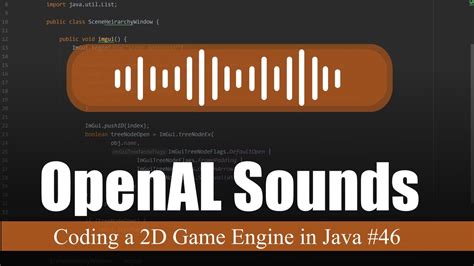 Sounds with OpenAL Coding a 2D Game Engine in Java #46