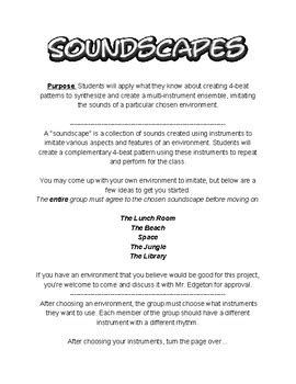 Soundscape project ideas. &rdquo; &ldquo;Create a soothing beach ambiance with waves crashi...