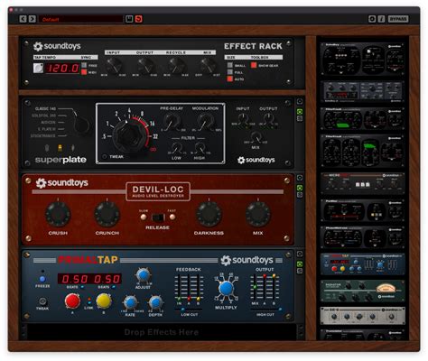 Soundtoys plugins browse and