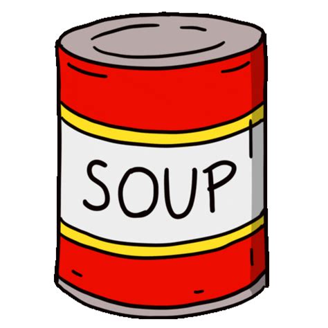 Soup Can Clipart