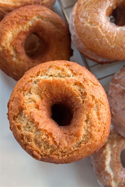 For Donuts: Preheat oven to 350 degrees (F). Spray your donut mold with non-stick spray and set aside. In a medium-sized bowl whisk together the flour, light brown sugar, salt, and baking powder. In a separate bowl mix the wet ingredients together. Gently fold the wet ingredients into the dry ingredients.. 