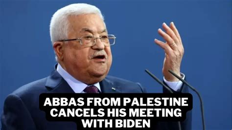 Source: President Mahmoud Abbas cancels planned meeting with President Biden after hospital strike