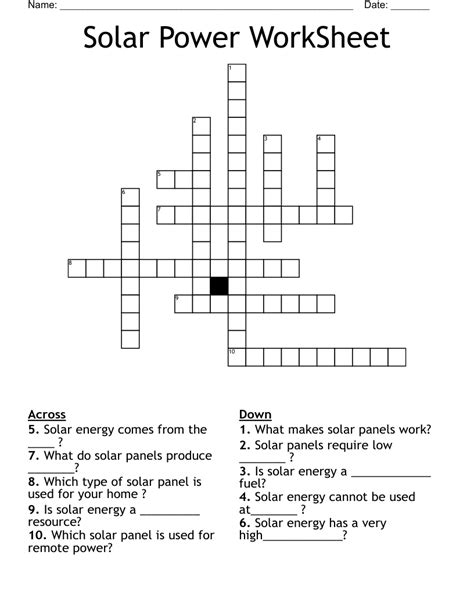 Crossword clues for REMOTE POWER SOURCE - 20 sol