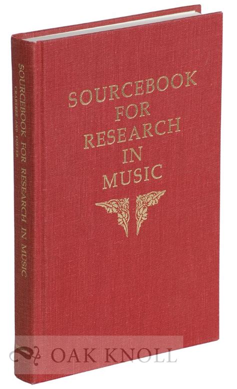 Sourcebook for Research in Music - Phillip Crabtree, Donald H.